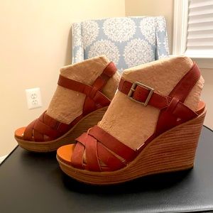 Timberland Danforth Woven Wedges size 7 NIB